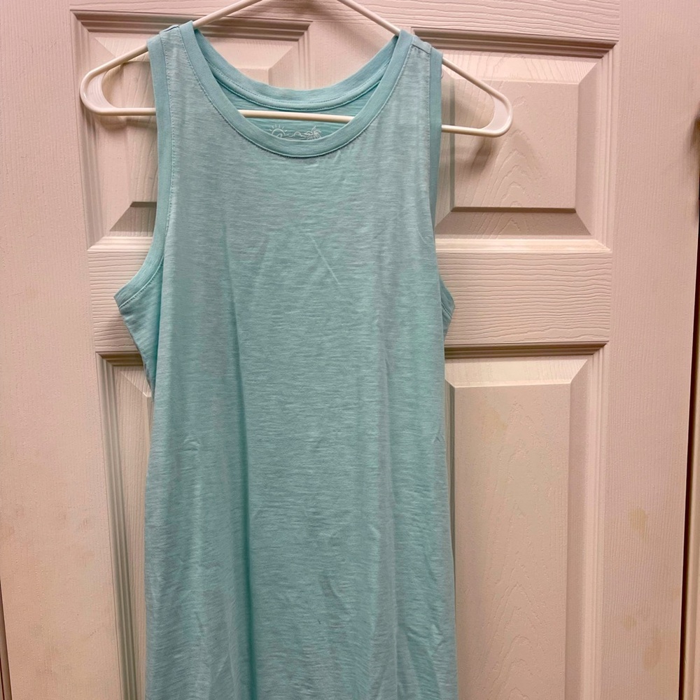 Southern Tide sleeveless dress, light blue, xs